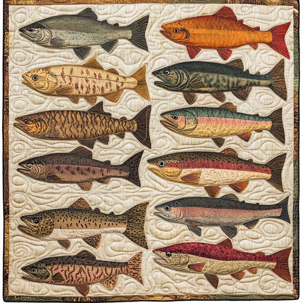Fishing Fervor XR0208019CL Quilt