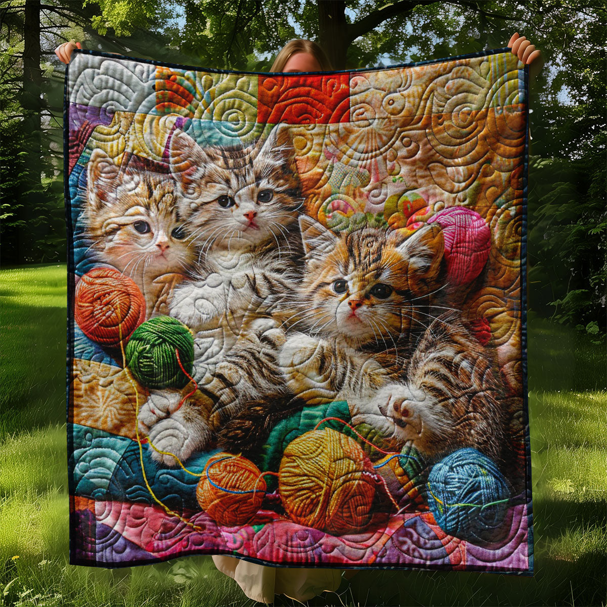 Cats and Yarns WO2908053CL Quilt