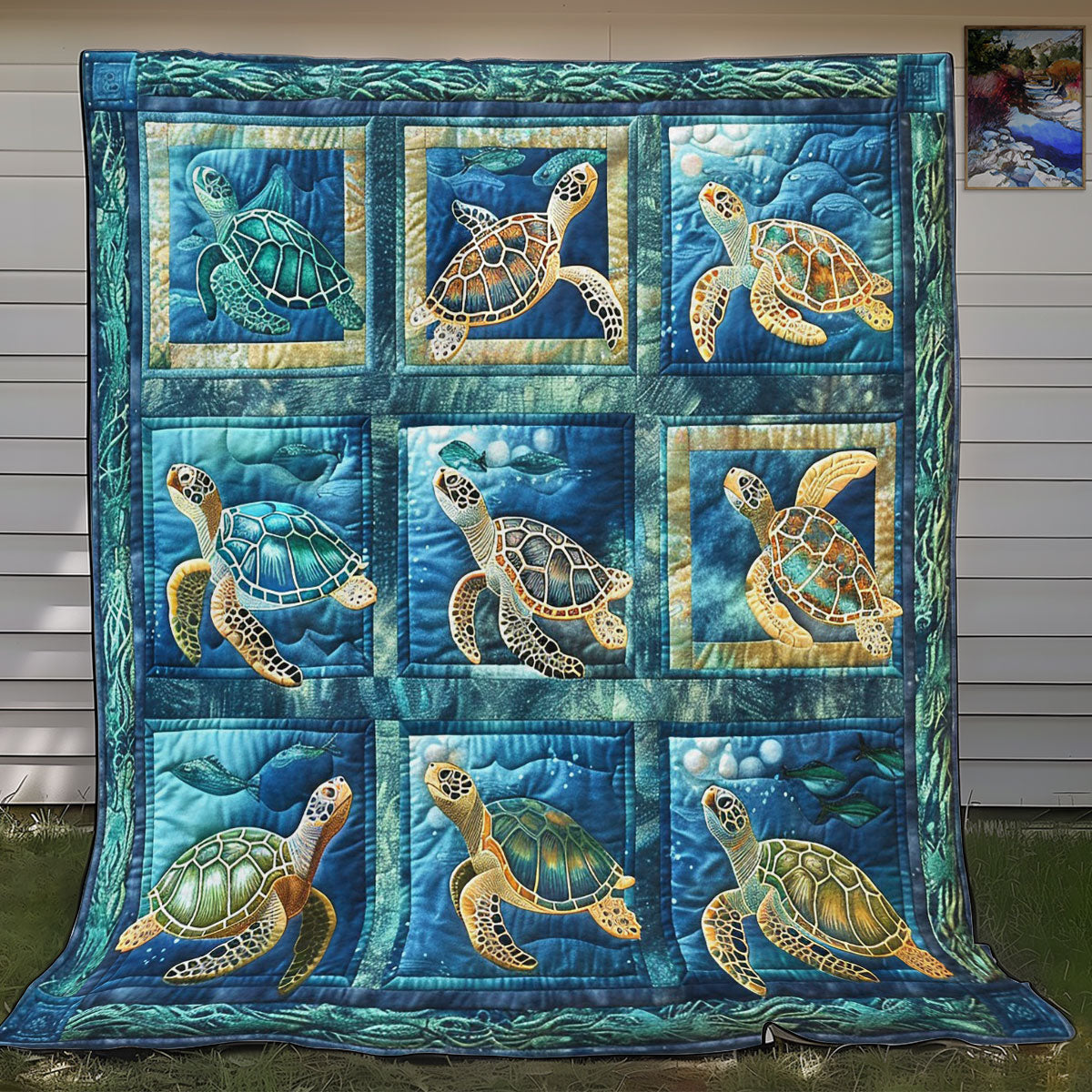 Sea Turtles WO2408031CL Quilt