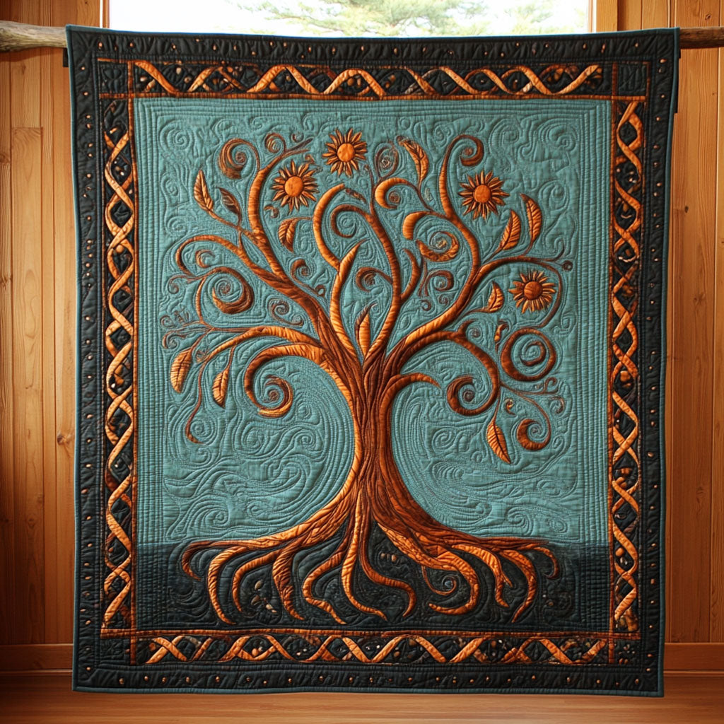 Golden Awakening CP0708033CL Quilt