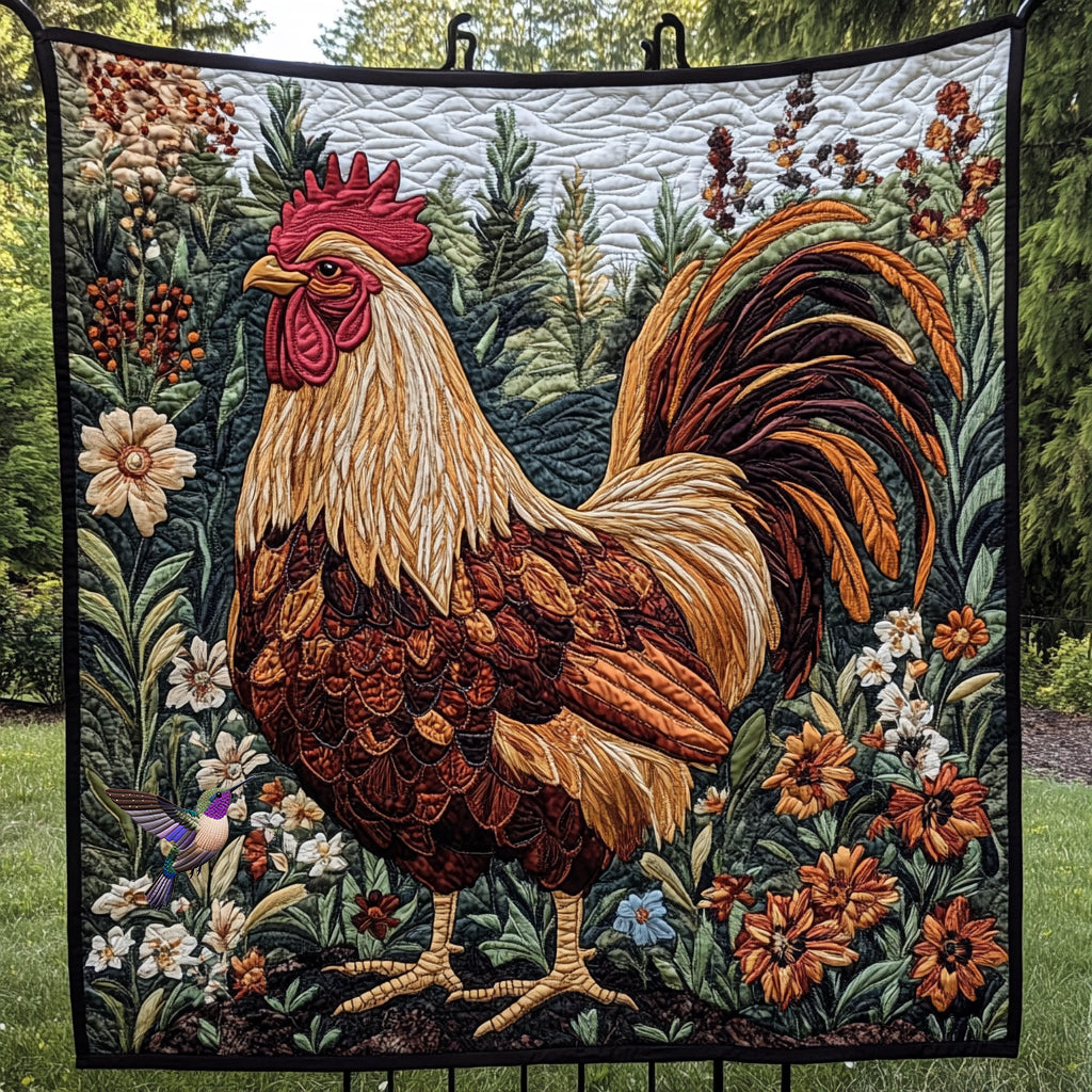 Gorgeous Chicken WU0811101CL Quilt