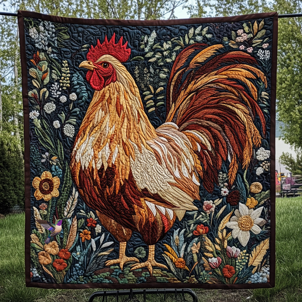 Gorgeous Chicken WU0811102CL Quilt