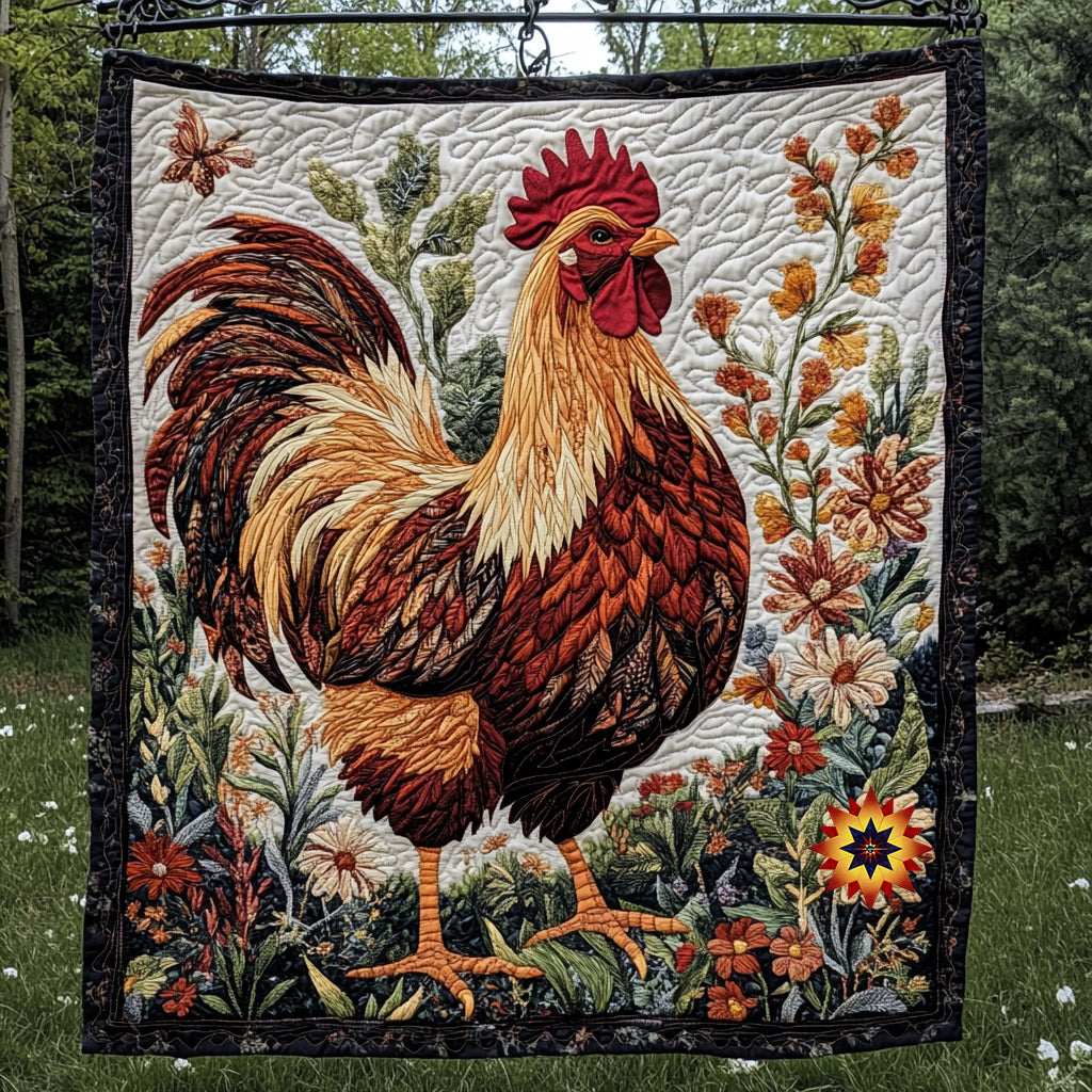 Gorgeous Chicken WU0811104CL Quilt