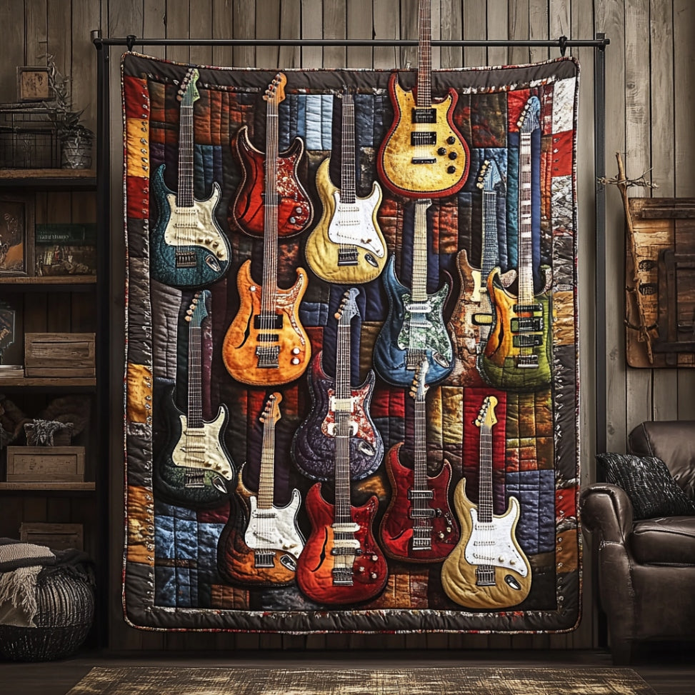 Guitar Wall WU2612124CL Quilt