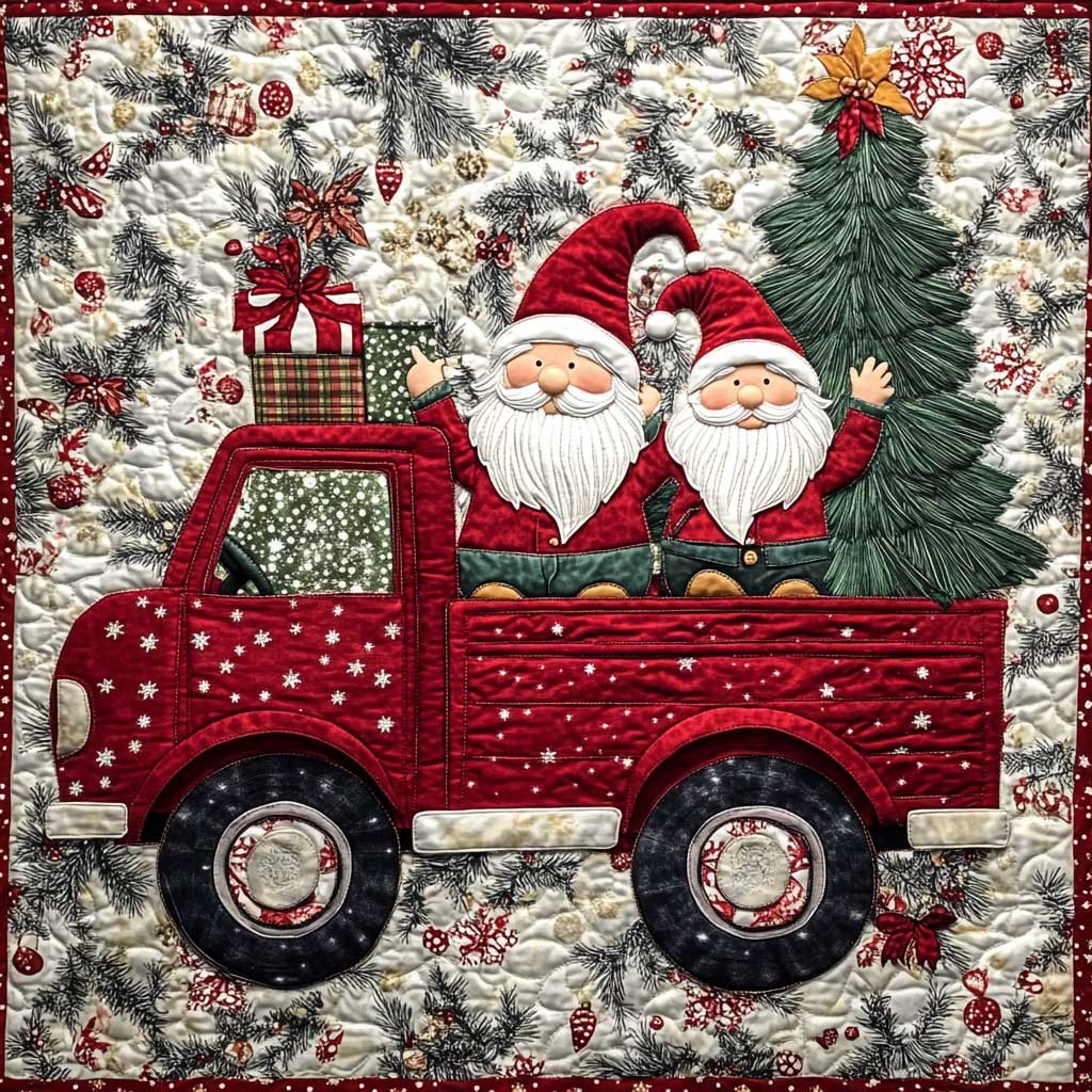 Happy Christmas Night XR1009017CL Quilt
