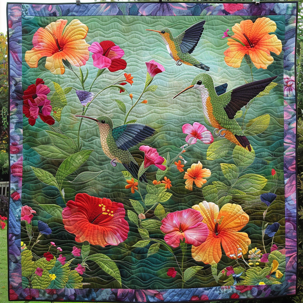 Hummingbird XR0506006CL Quilt