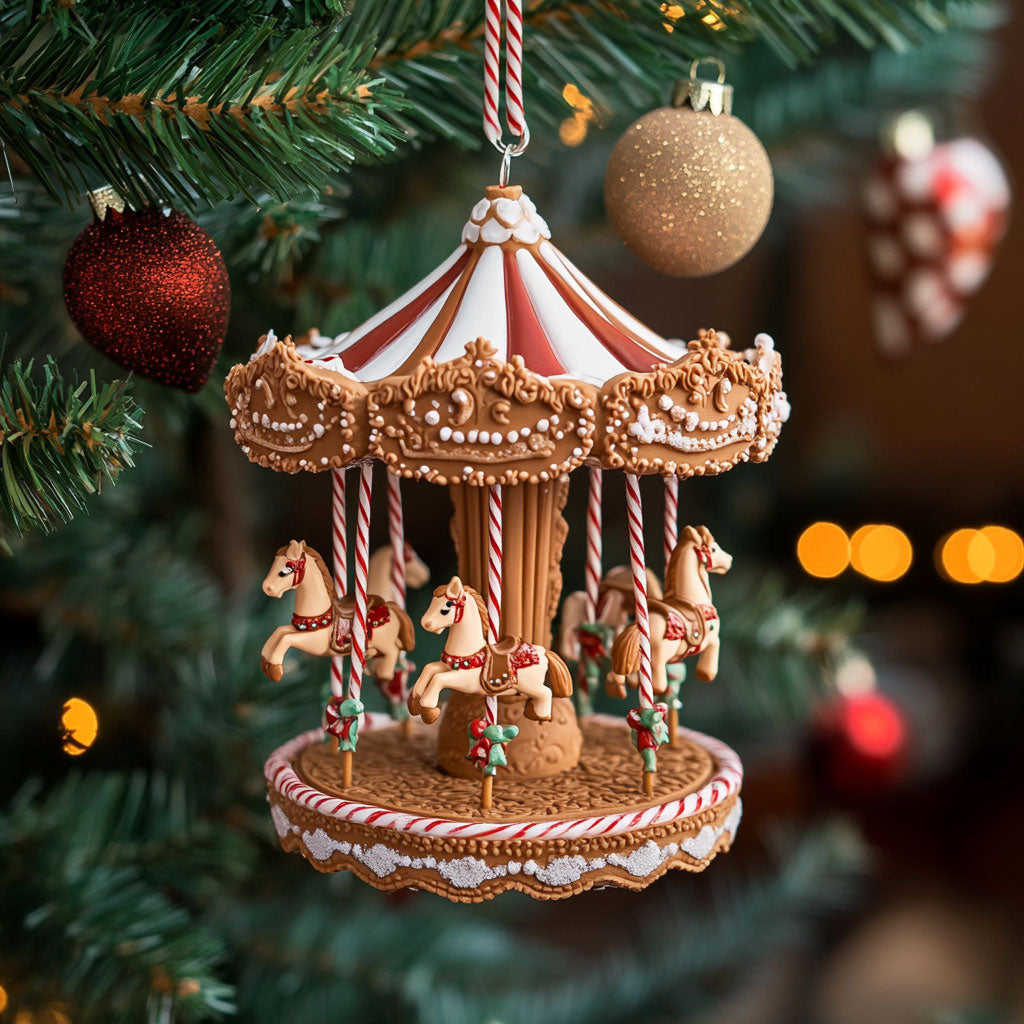 Merry-Go-Round WJ2411115CL Christmas Ornament