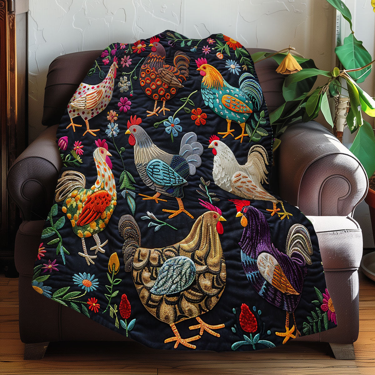 Chicken WJ0706008CL Quilt