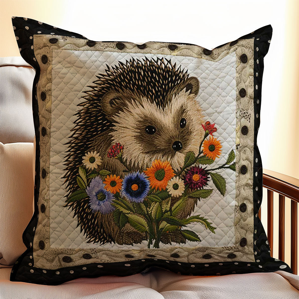 Hedgehod WJ1207026CL Quilt Pillow Case