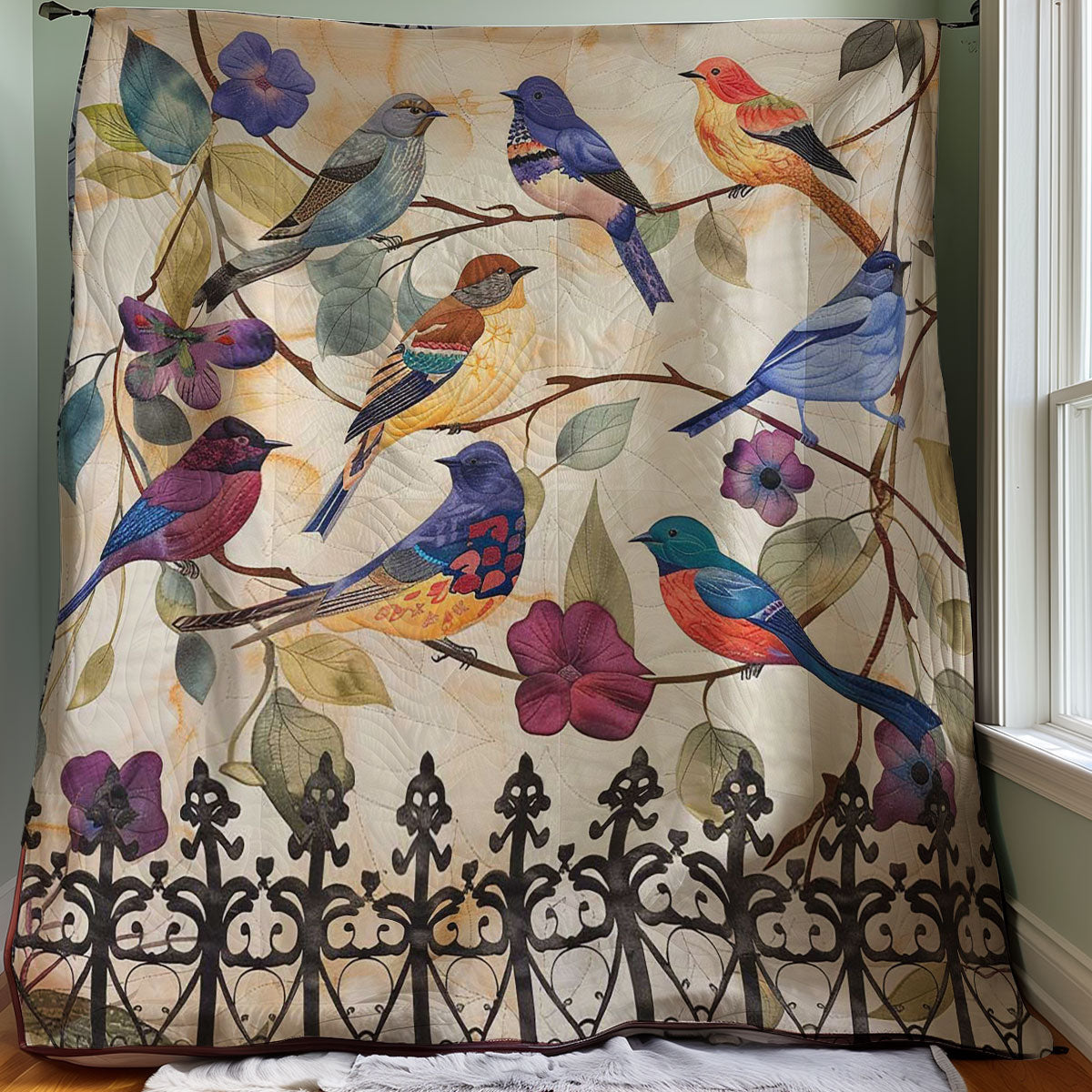 Birds WJ1009002CL Quilt