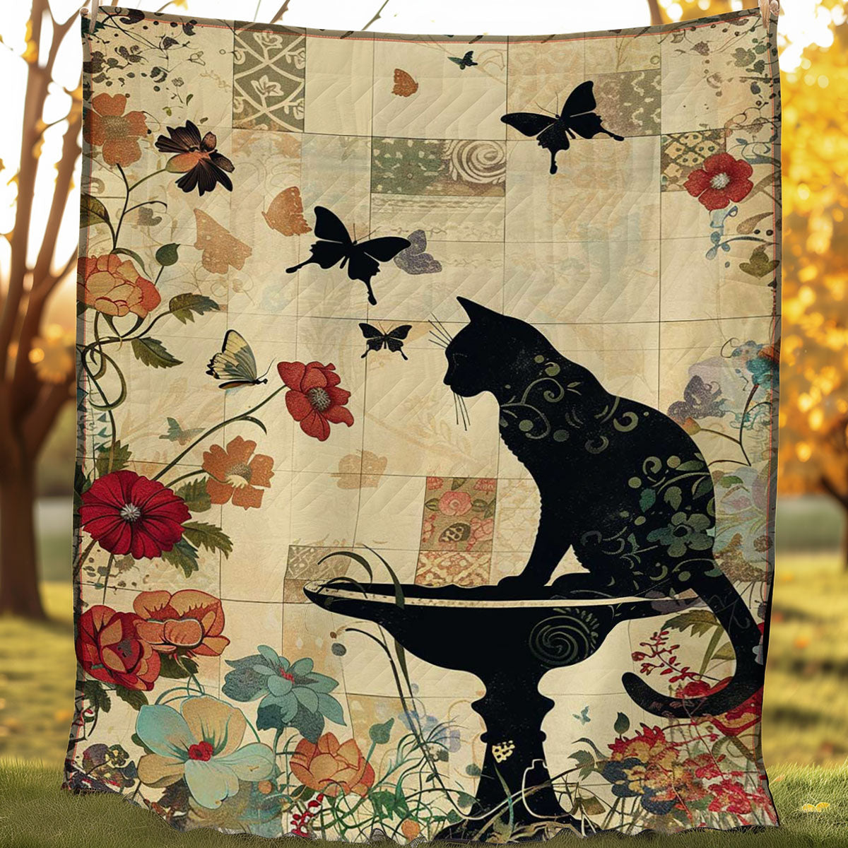 Cat WJ1907011CL Quilt