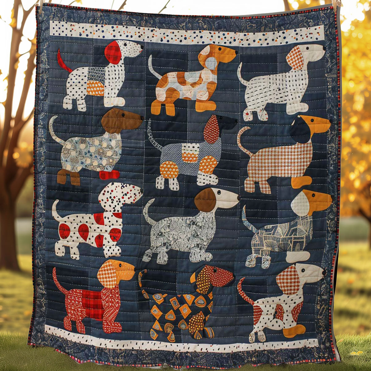 Dachshunds WJ1706011CL Quilt