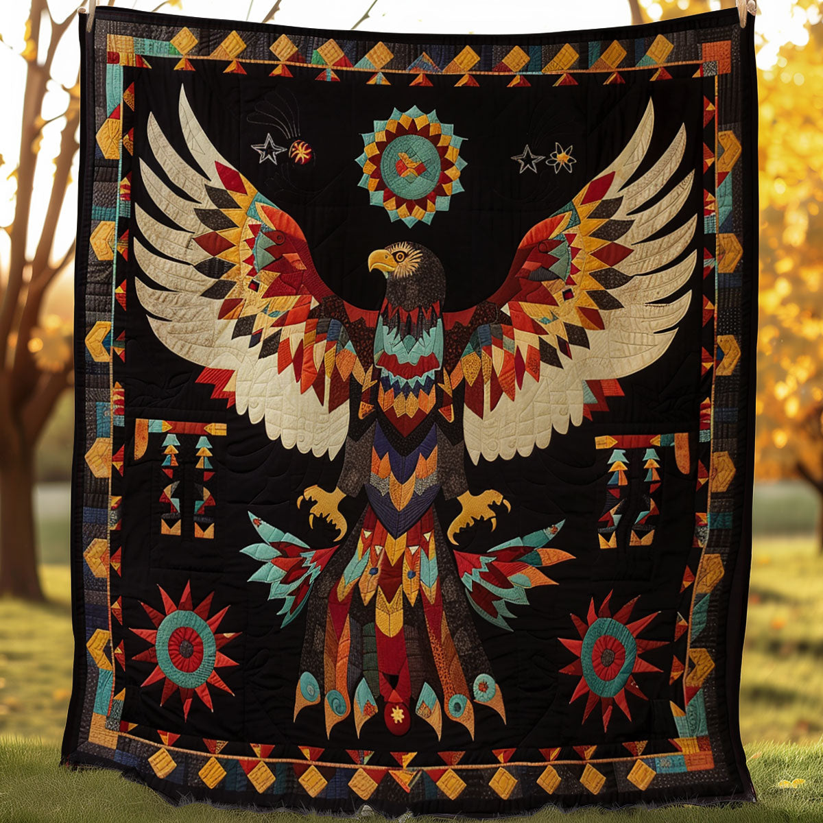 Eagle Native American WJ1006008CL Quilt