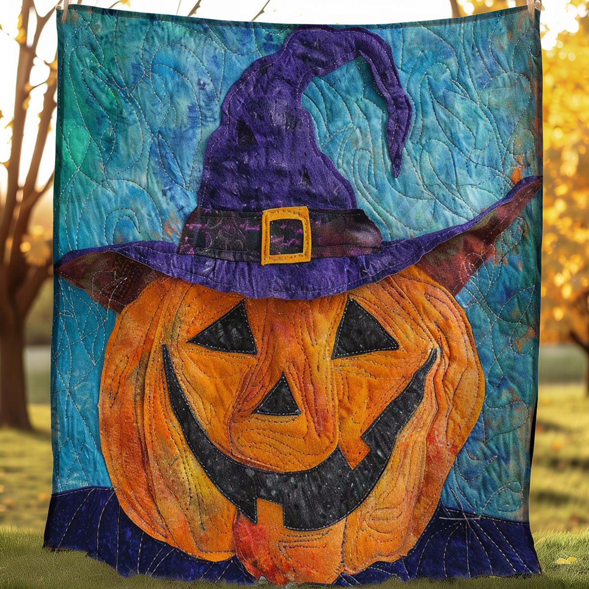 Halloween Pumpkin WJ1907022CL Quilt