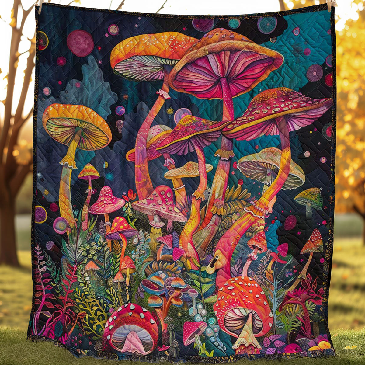Hippie Mushroom WJ2206015CL Quilt