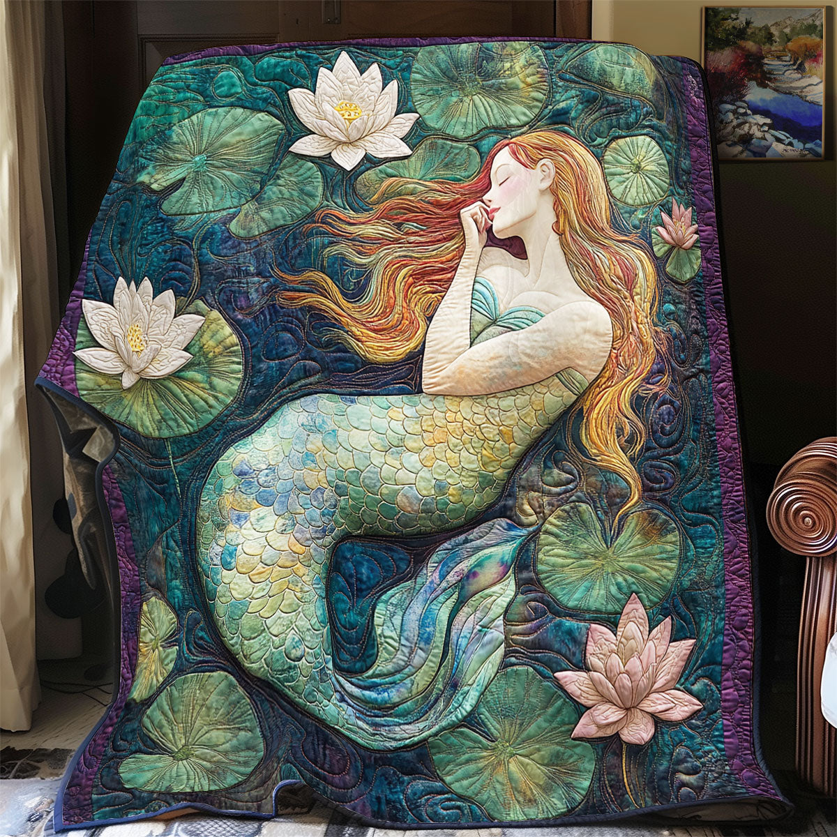 Dreamy Mermaid WU2612014CL Quilt