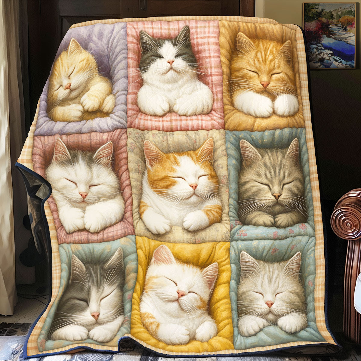 Sleeping Cat WU1601008CL Quilt