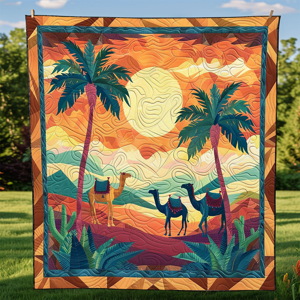 Desert Camel WJ0609007CL Quilt
