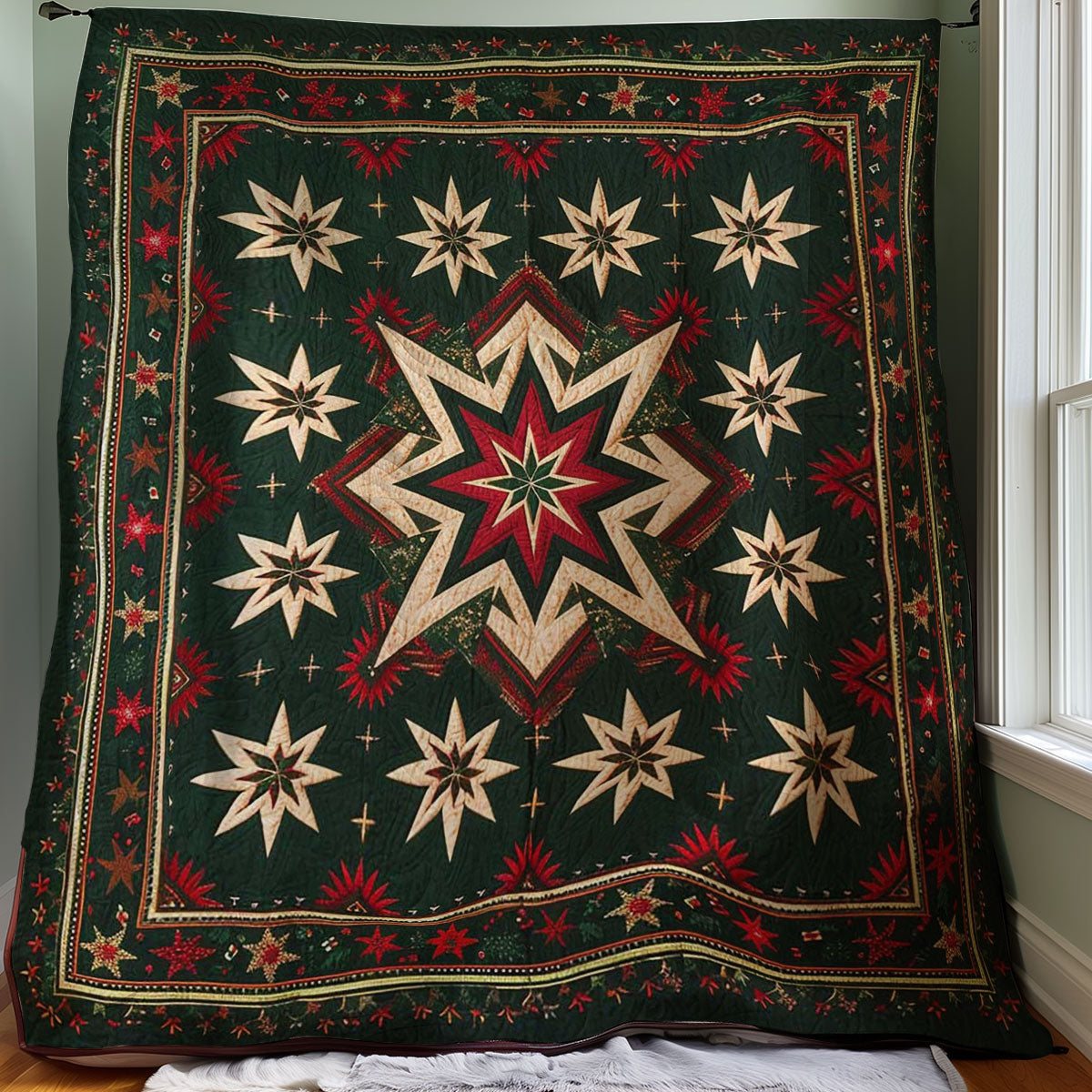 Native American Inspired Star WJ0107015CL Quilt