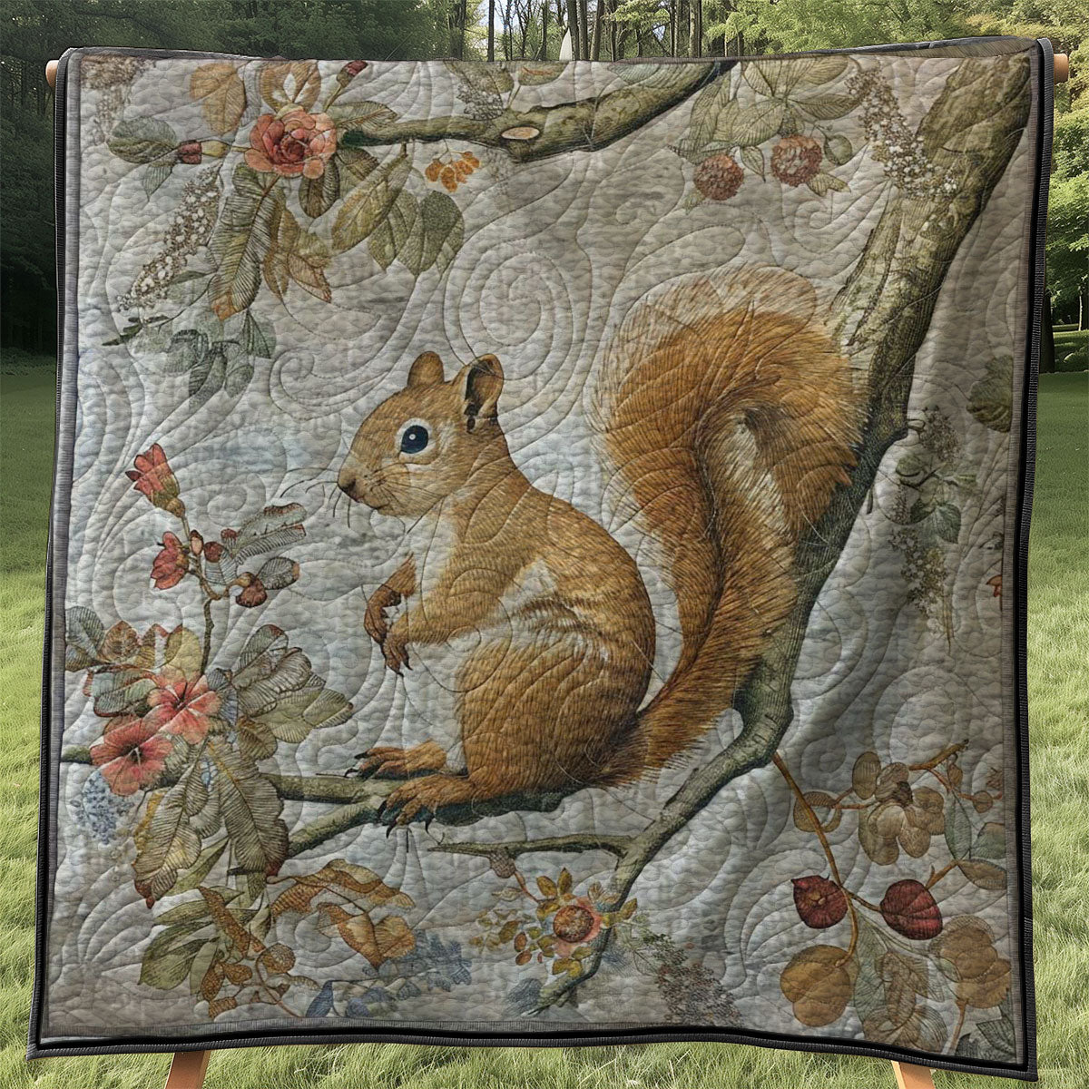 Squirrel WJ0308036CL Quilt