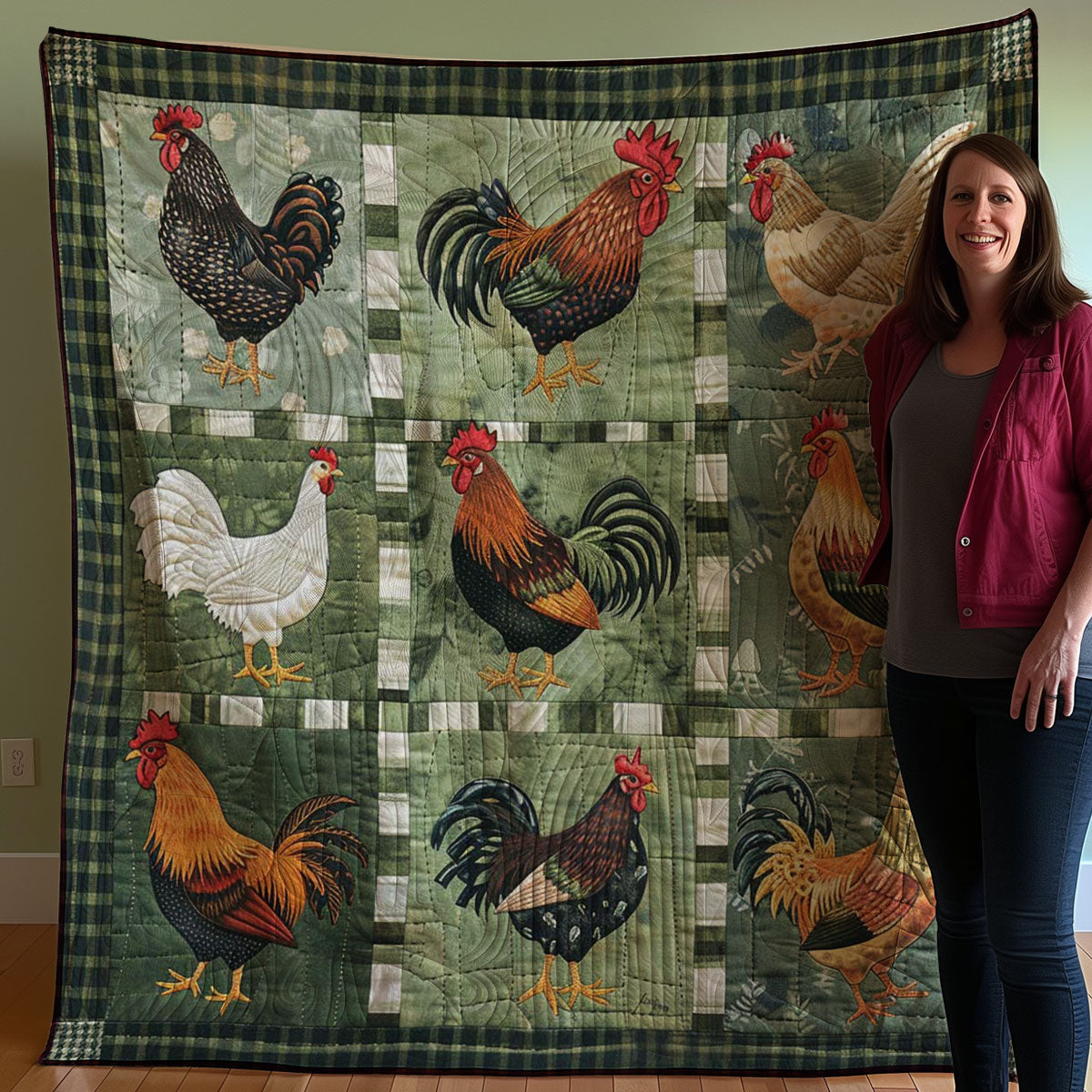 Chicken WJ0607009CL Quilt