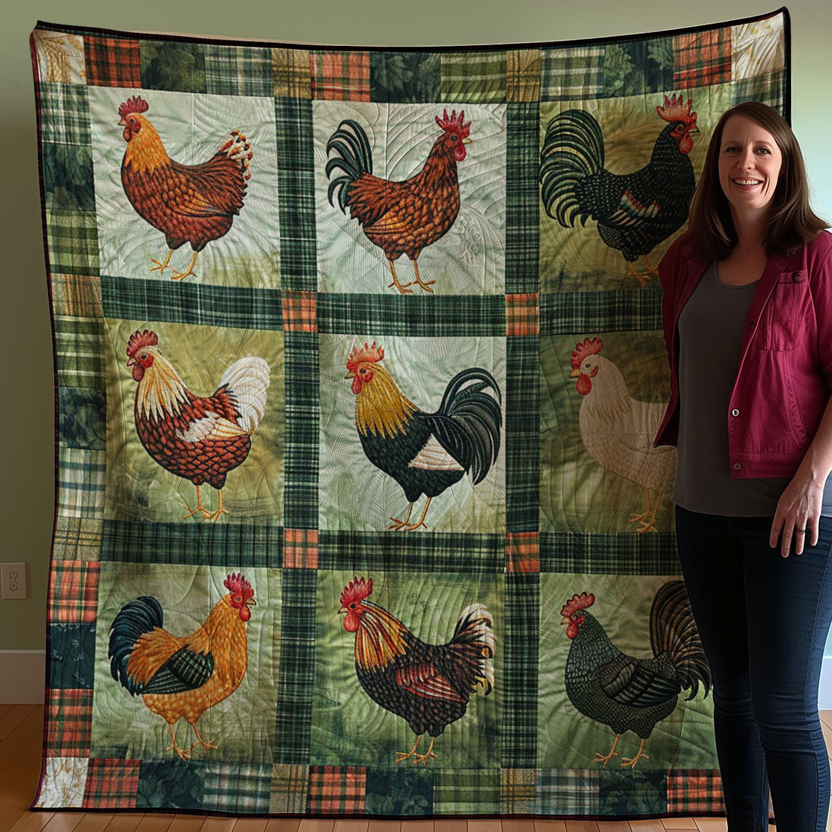 Chicken WJ0607010CL Quilt