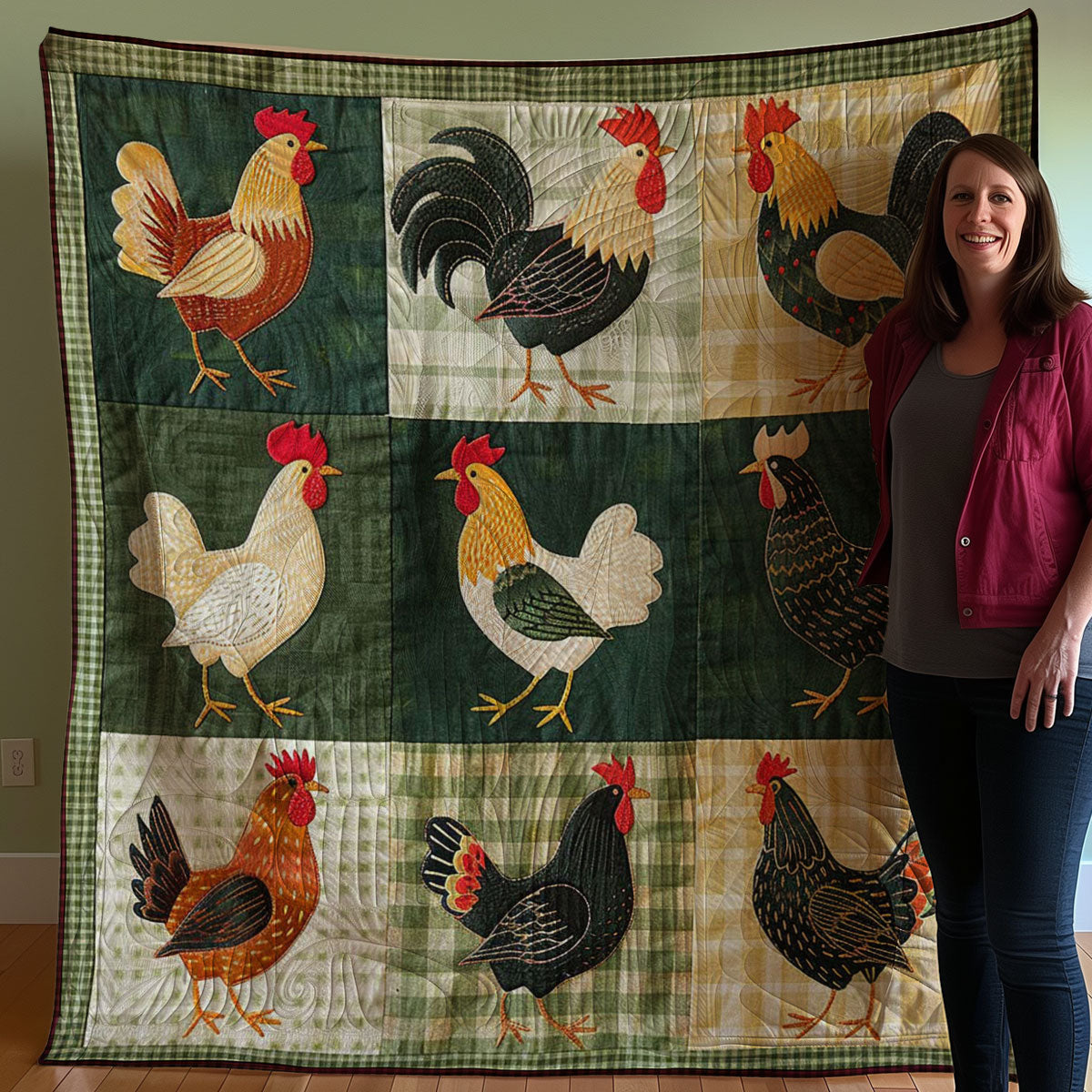 Chicken WJ0607013CL Quilt