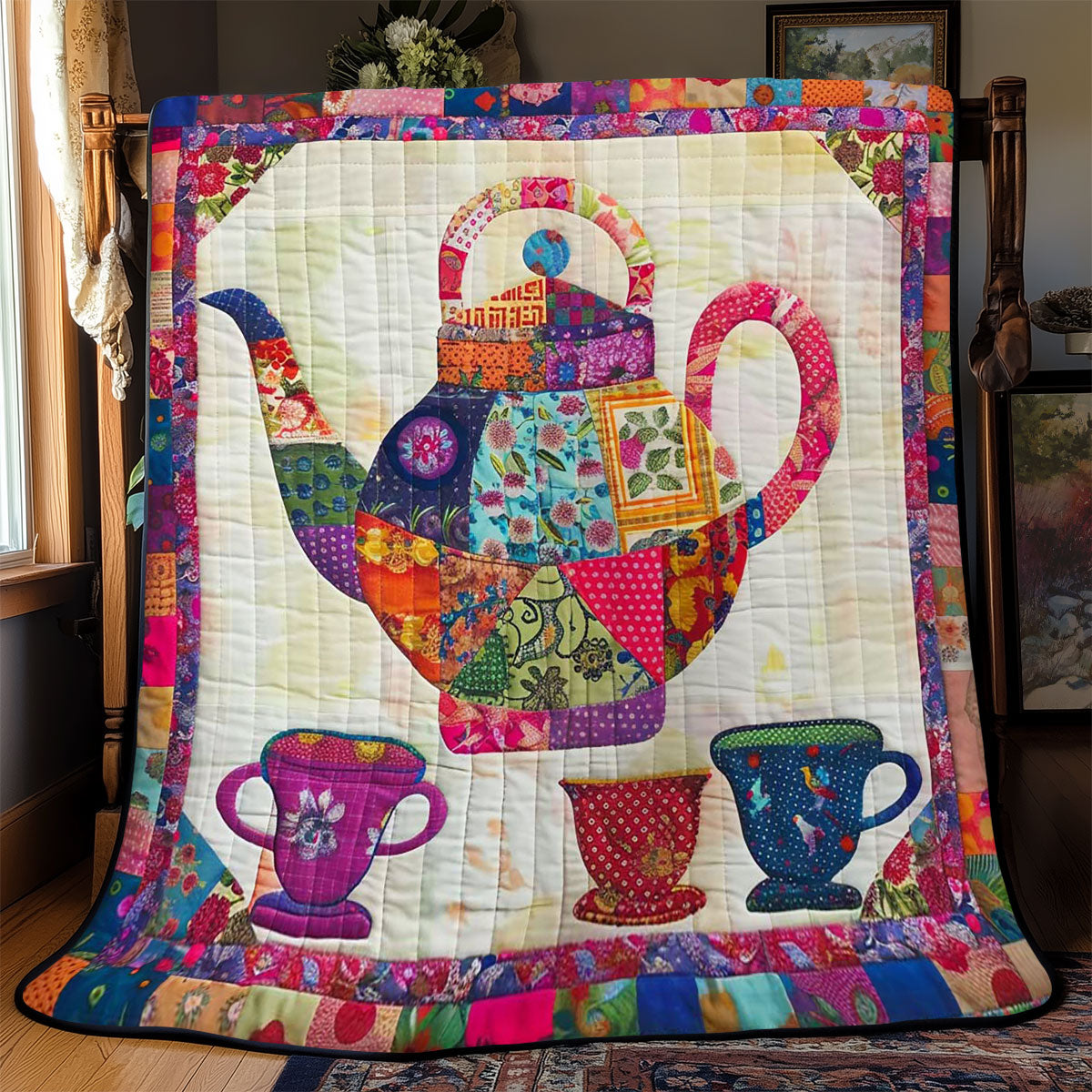 Patchwork Teaset WJ0909023CL Quilt
