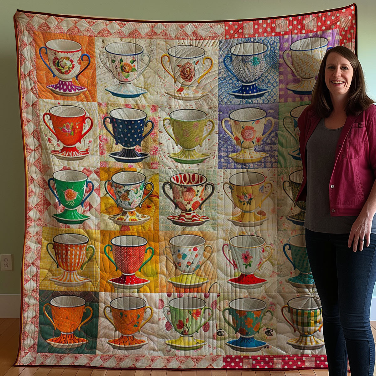 Teacup WJ0807019CL Quilt