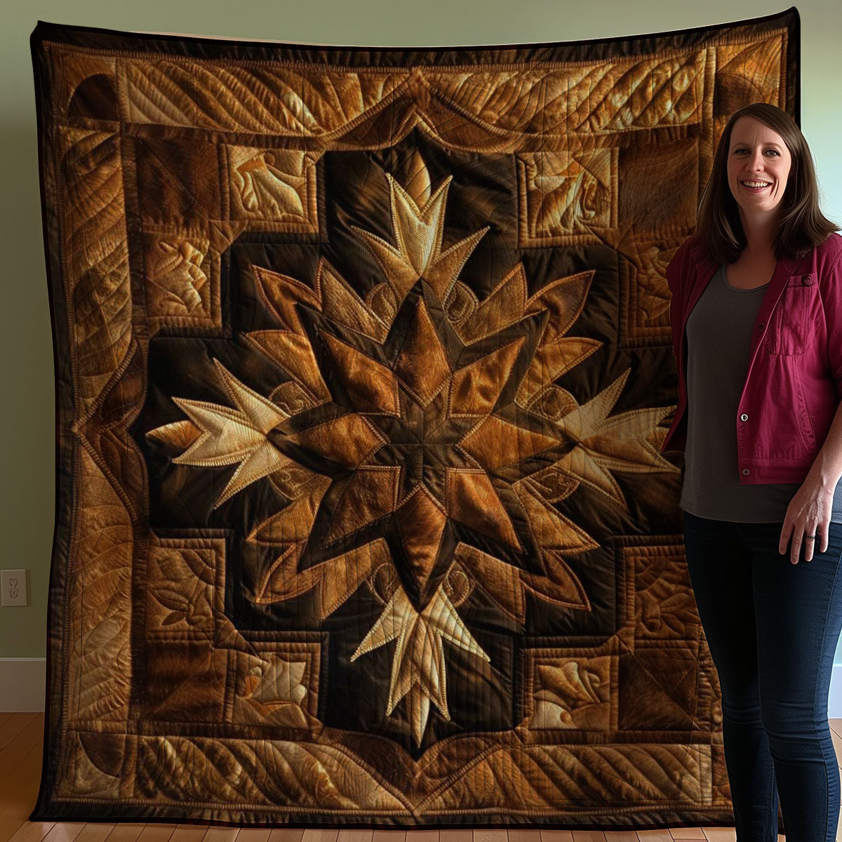 Cowboy Texas Star WJ1007020CL Quilt