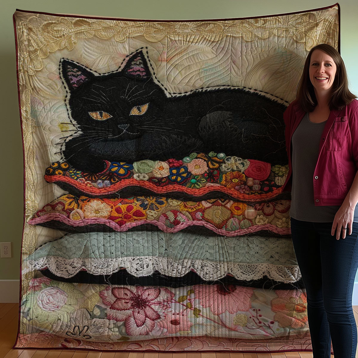 Black Cat WJ2007004CL Quilt