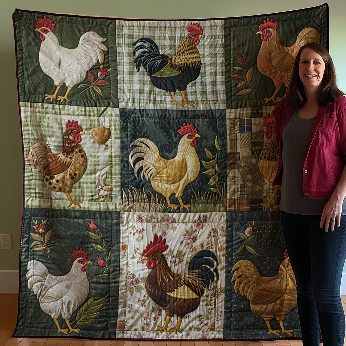 Chicken WJ2407015CL Quilt