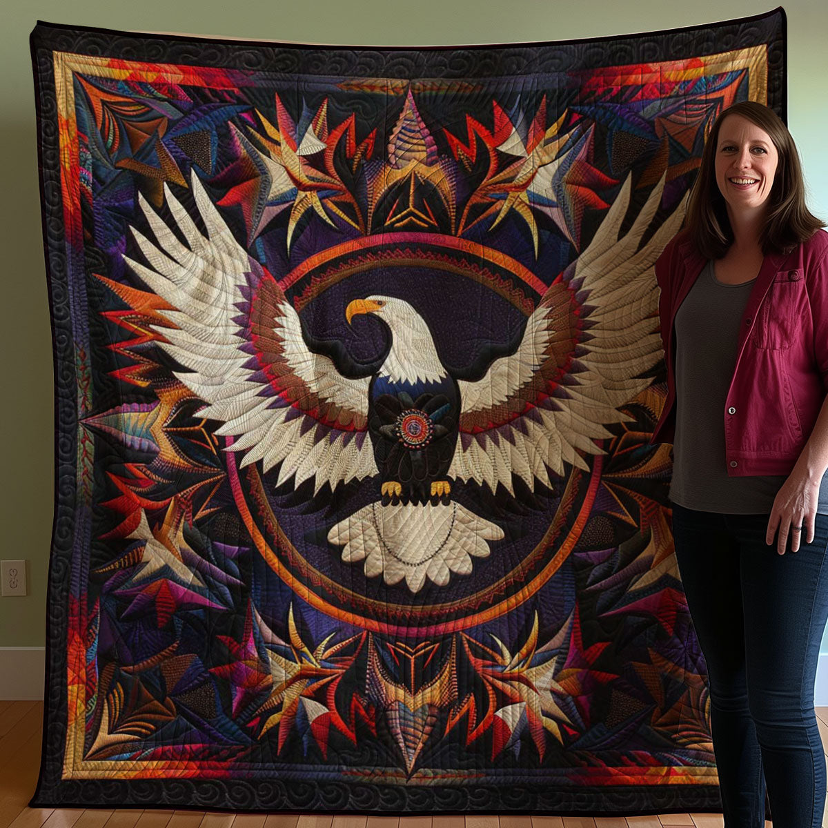 Eagle Native American WJ2607008CL Quilt