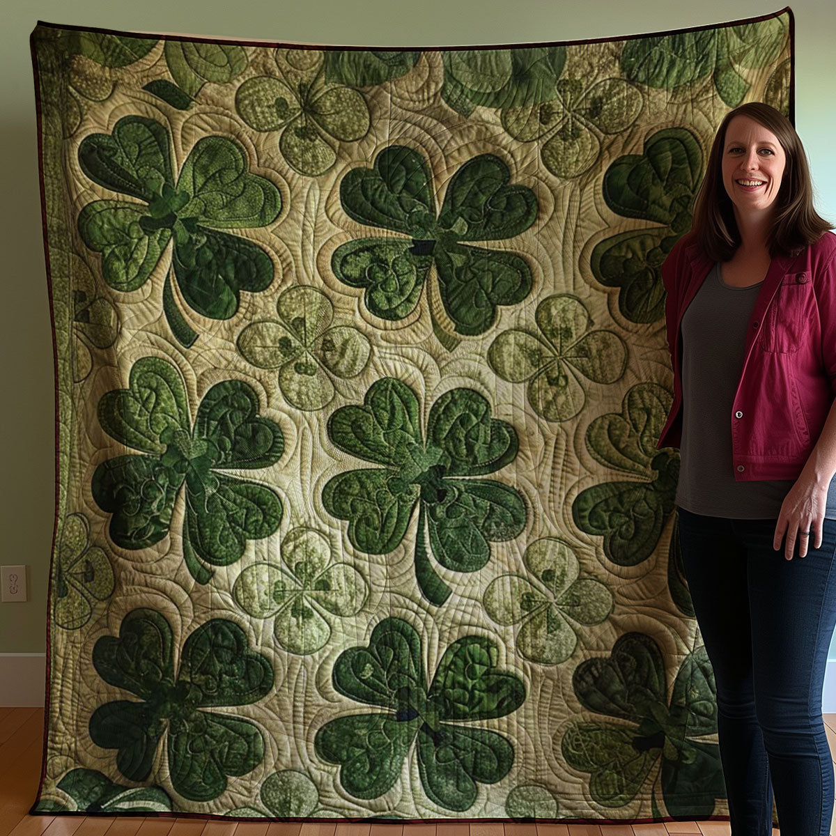 Four-Leaf Clover WJ2007018CL Quilt