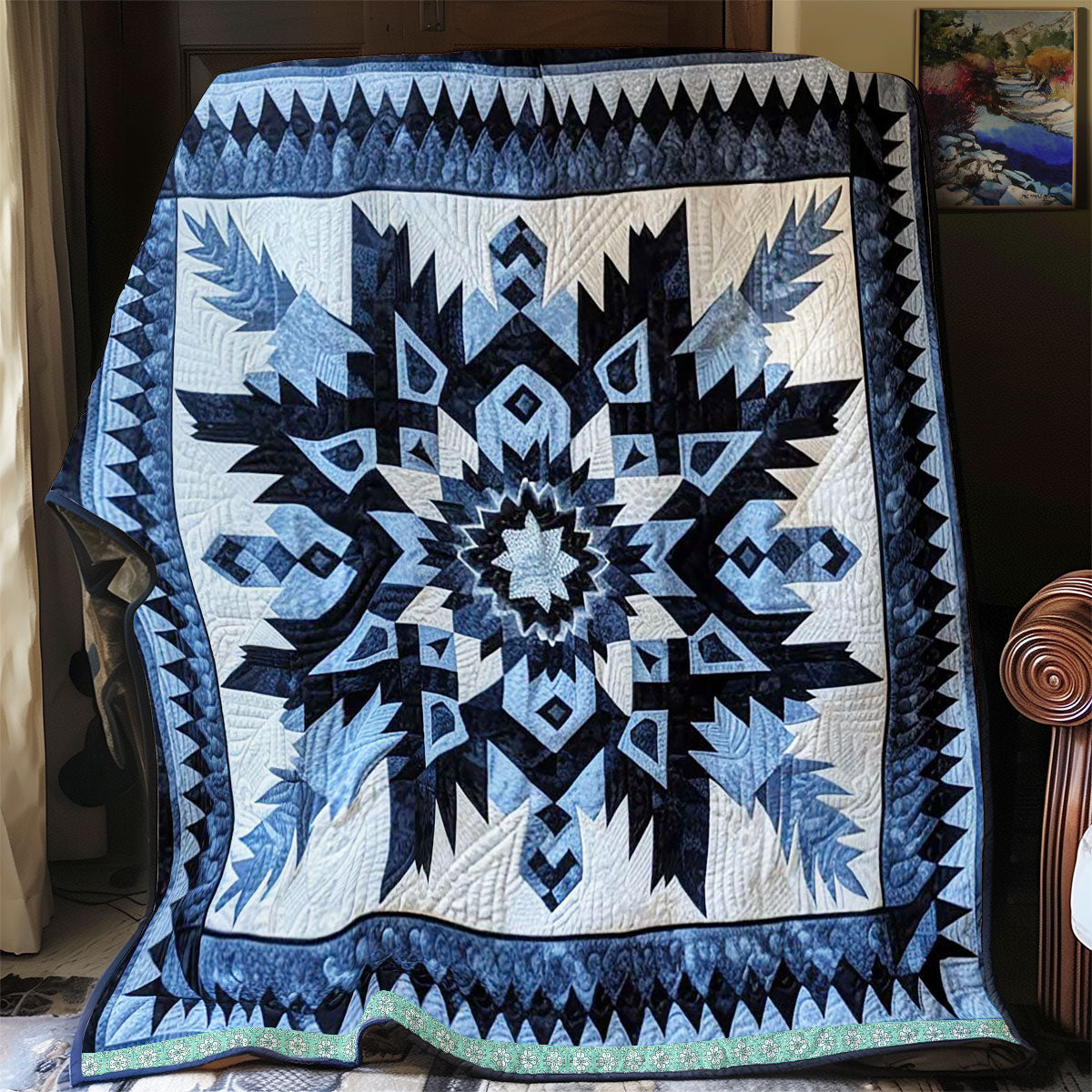 Native American Star WJ1709016CL Quilt