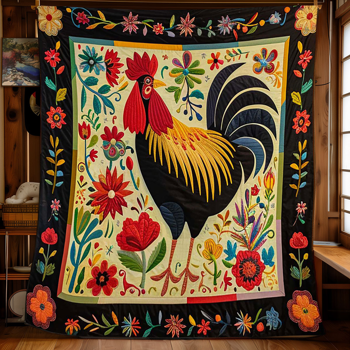 Chicken WJ2008005CL Quilt