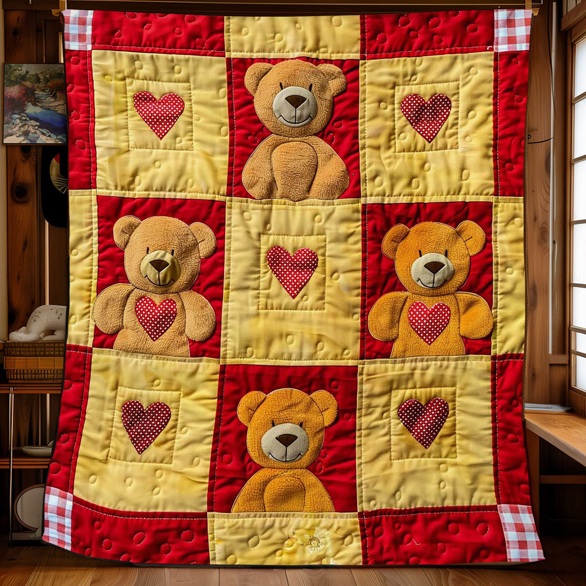 Teddy Bear WJ2108024CL Quilt