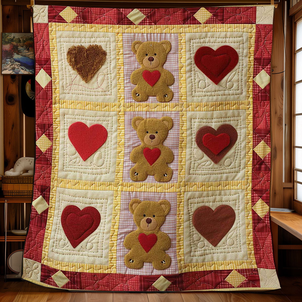 Teddy Bear WJ2108025CL Quilt