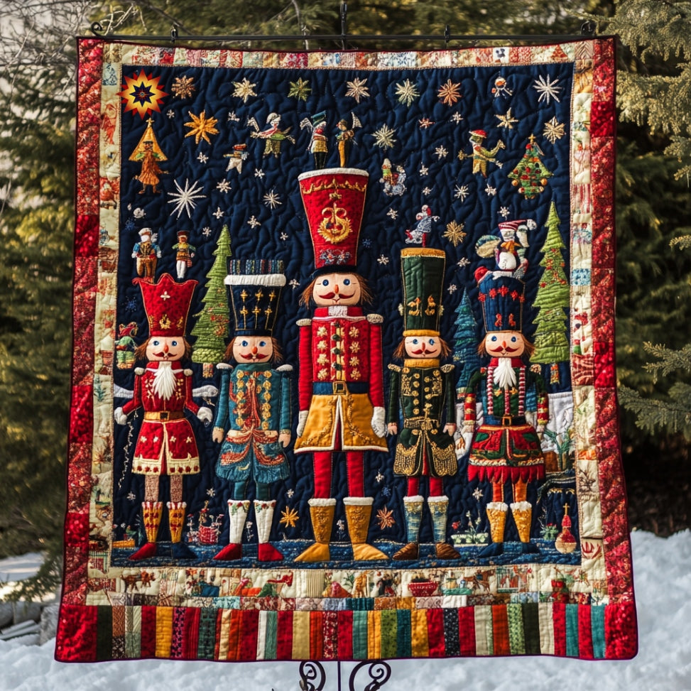Nutcracker Snowy Night WU0912054CL Quilt