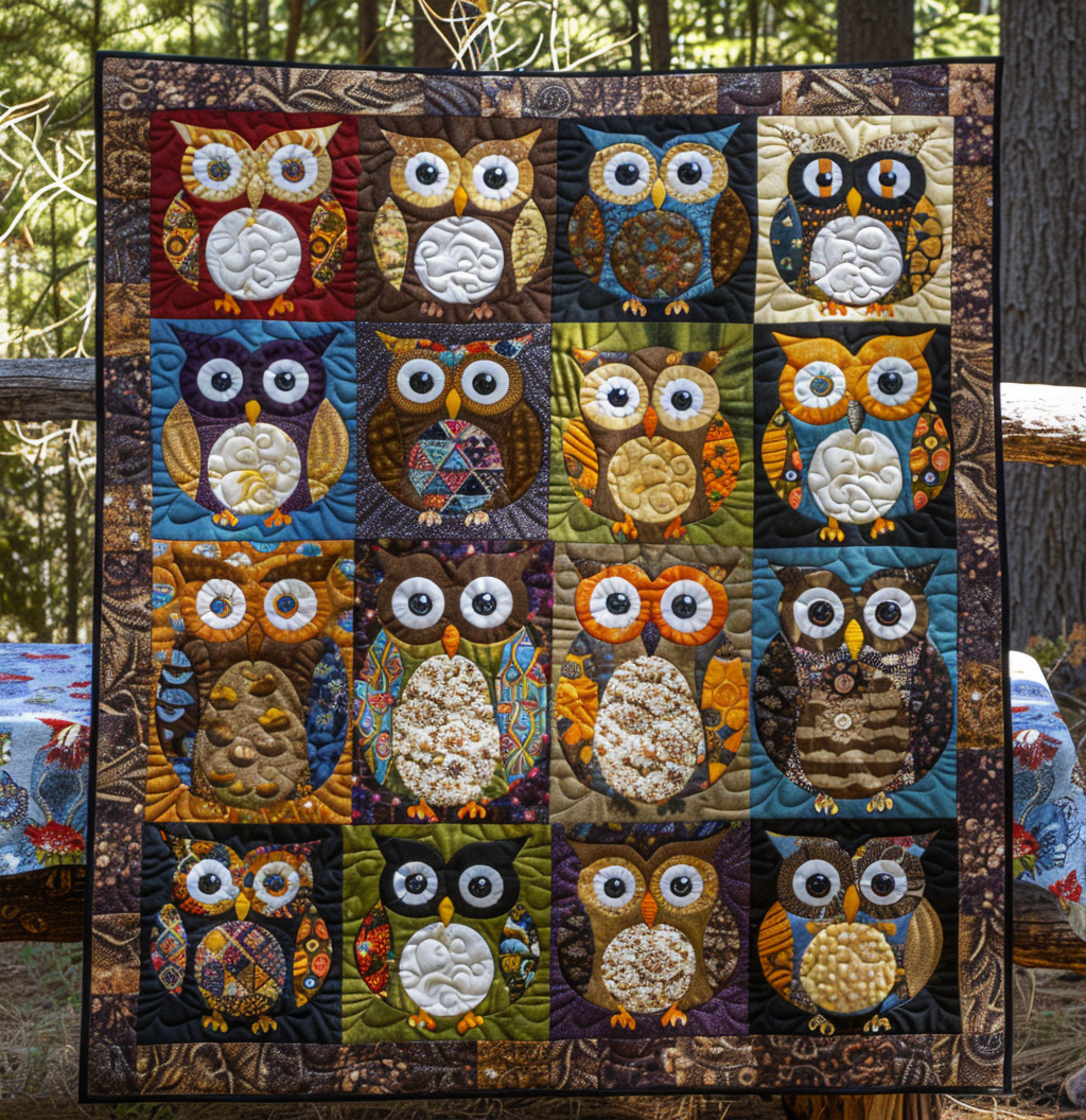 Owl WJ0406015CL Quilt