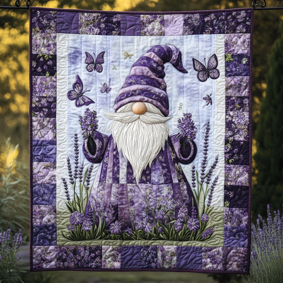 Purple Gnome WU2612093CL Quilt