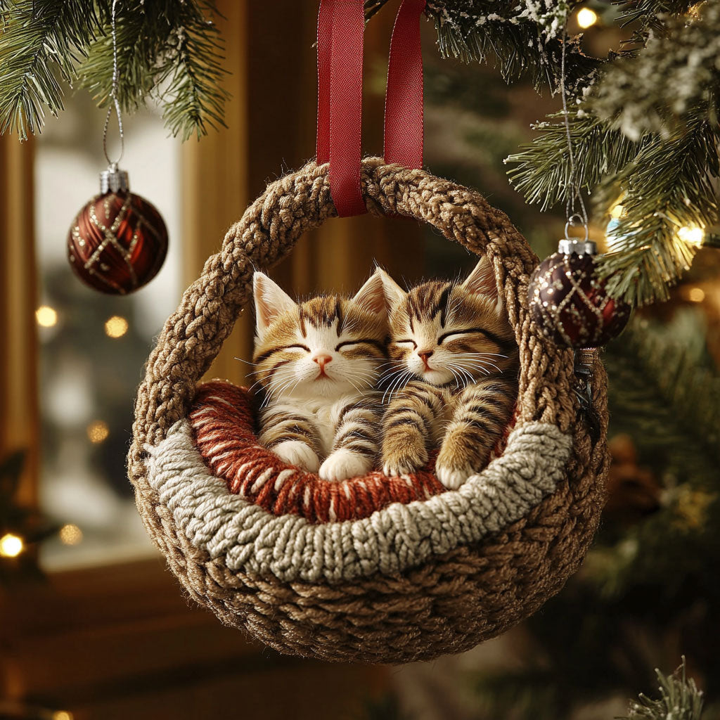 Purrl The Tabby WJ2411117CL Christmas Ornament