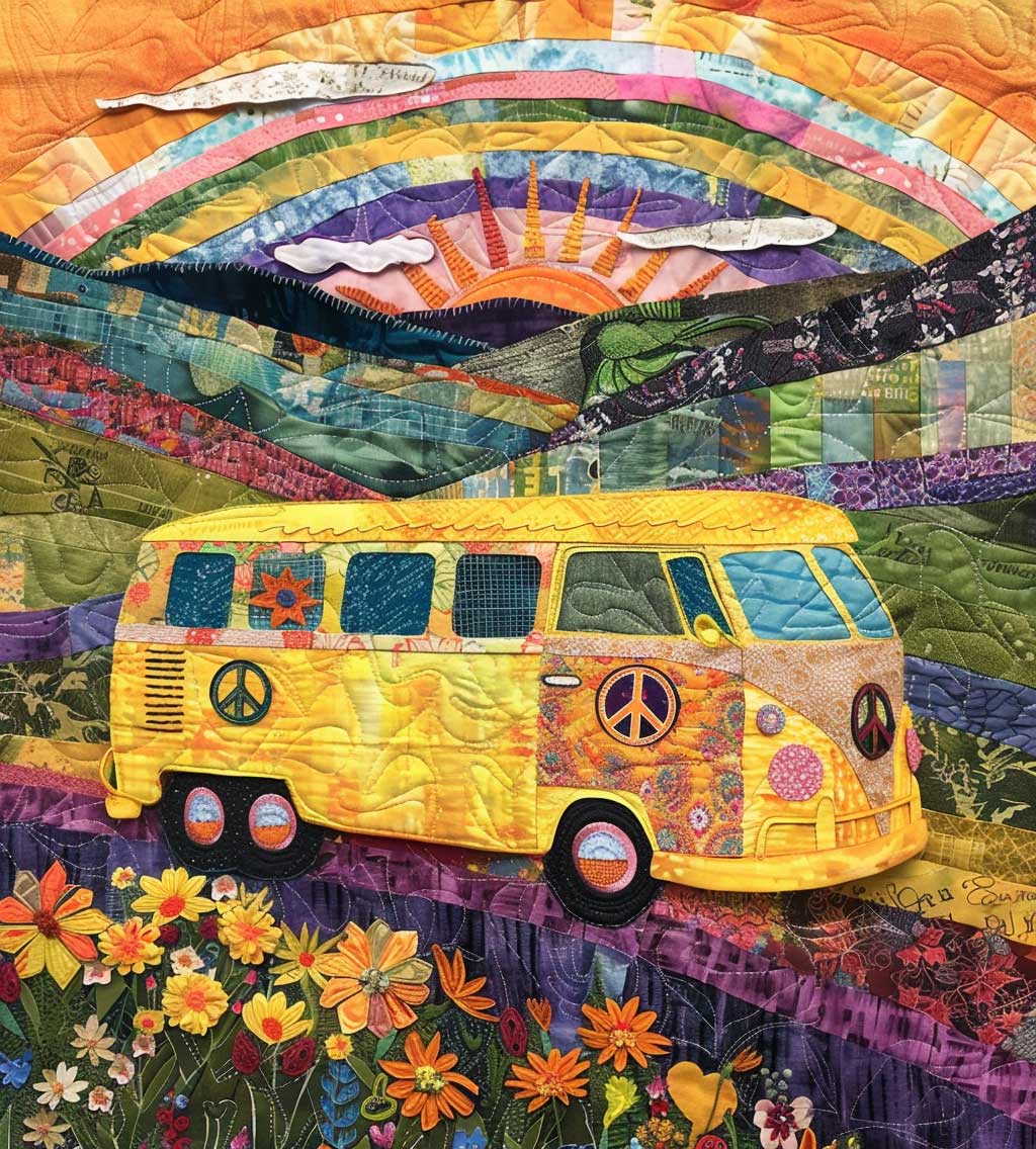 Rainbow Sky Hippie XR1908057CL Quilt