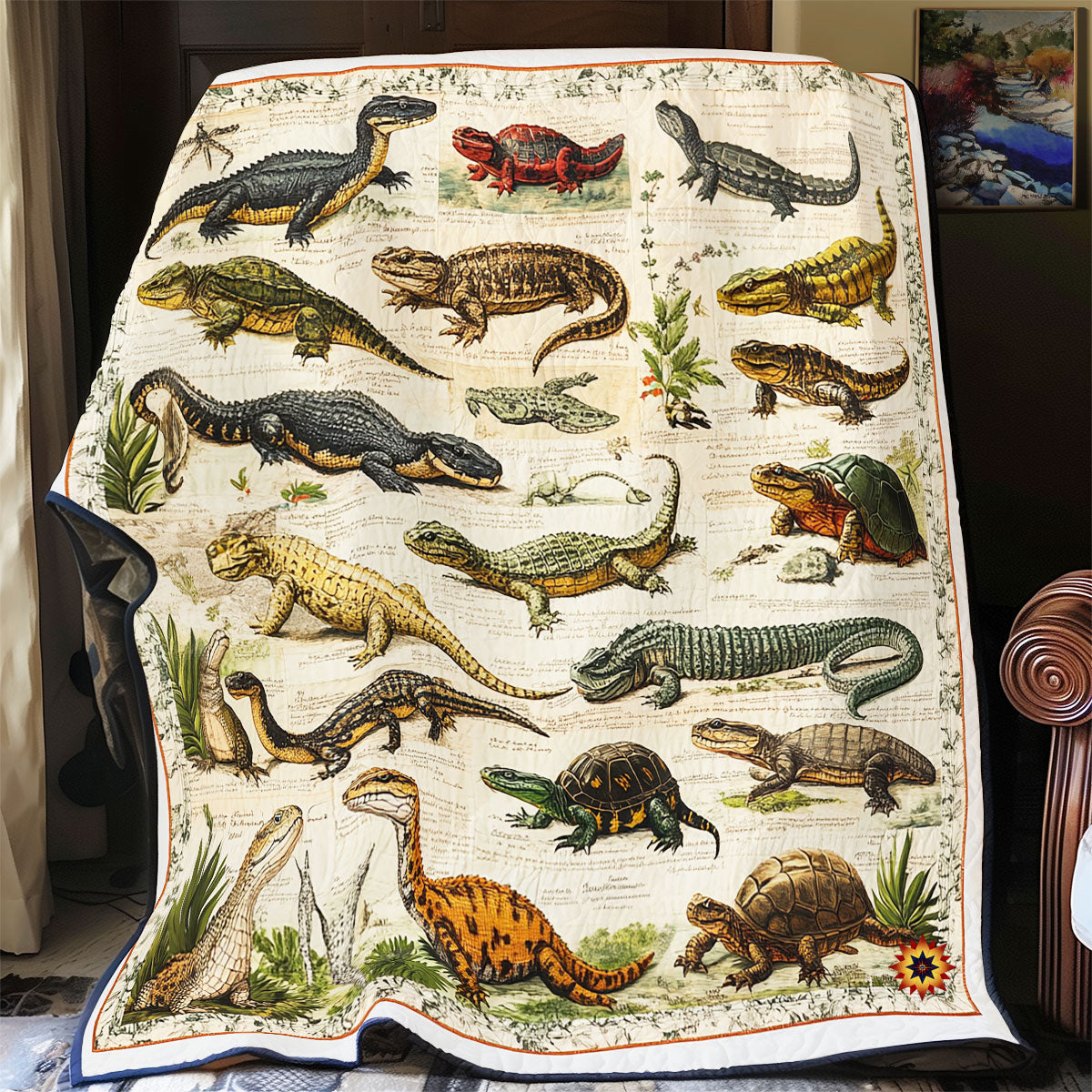 Reptiles WU1912010CL Quilt