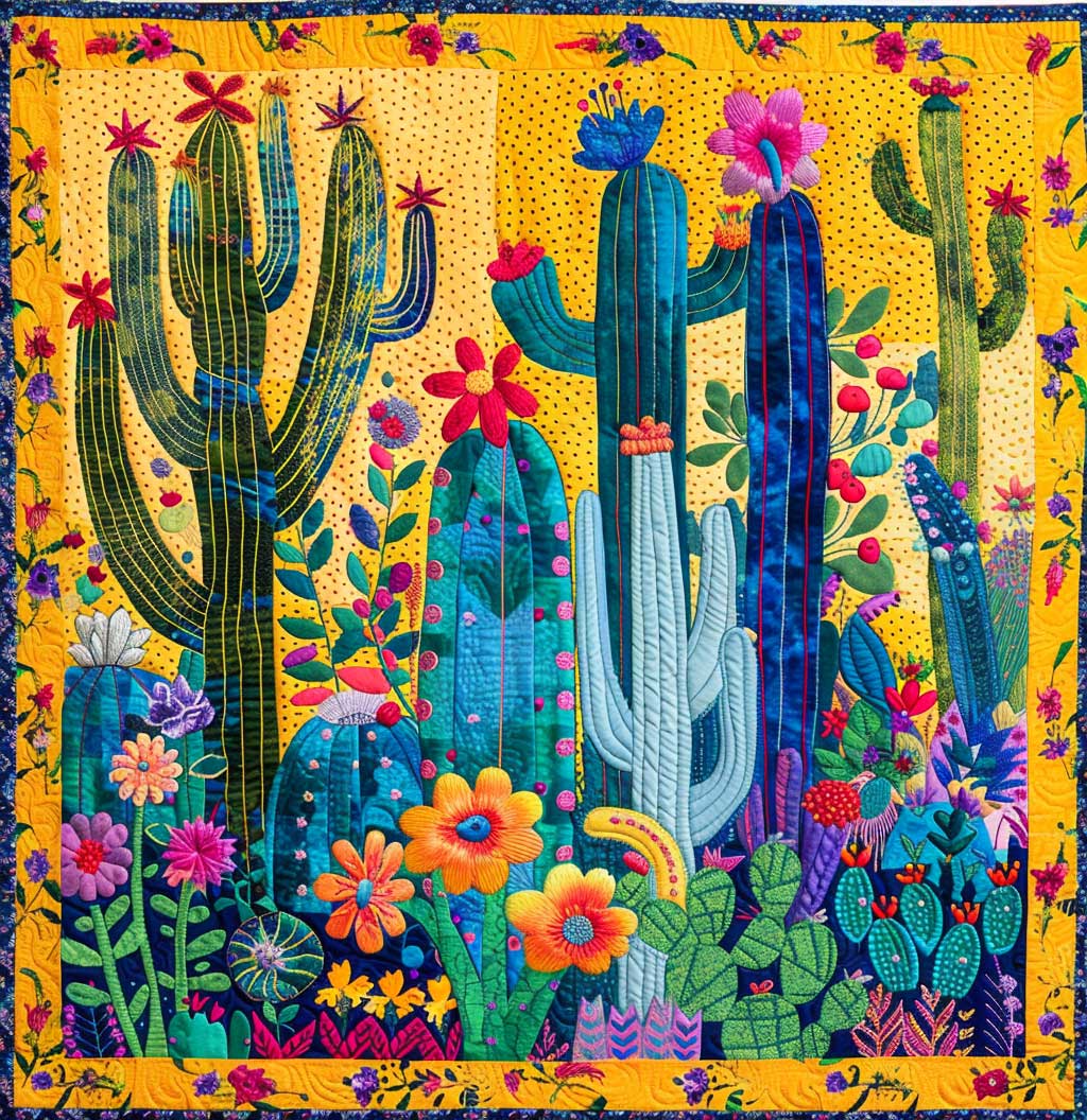 Sunlight Cactus XR1608024CL Quilt