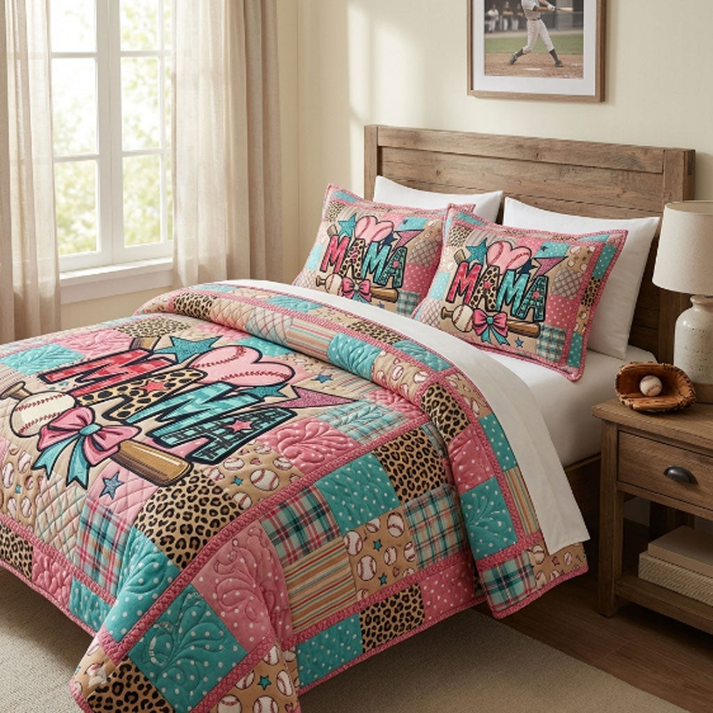 Mama Baseball Love WN0304008CL Duvet Cover Set