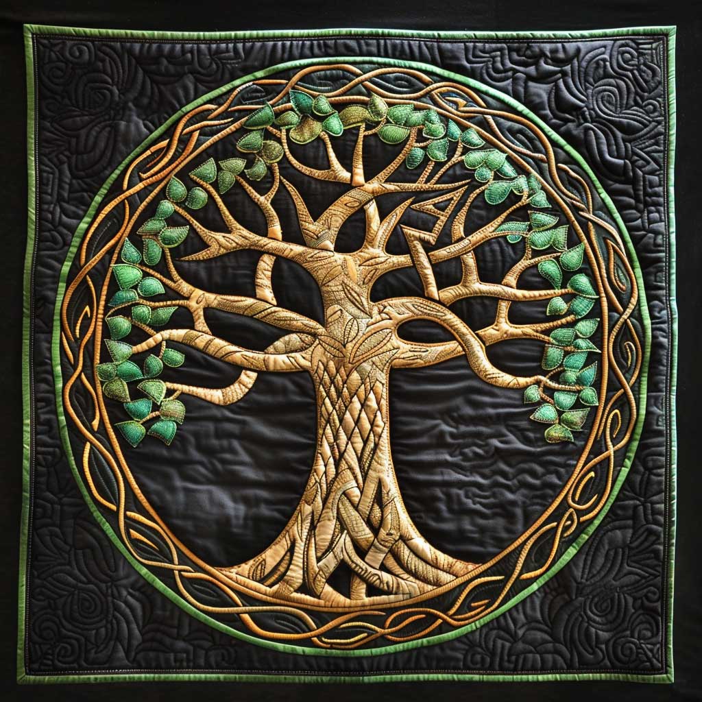 Tree Of Life Elegance XR0409015CL Quilt