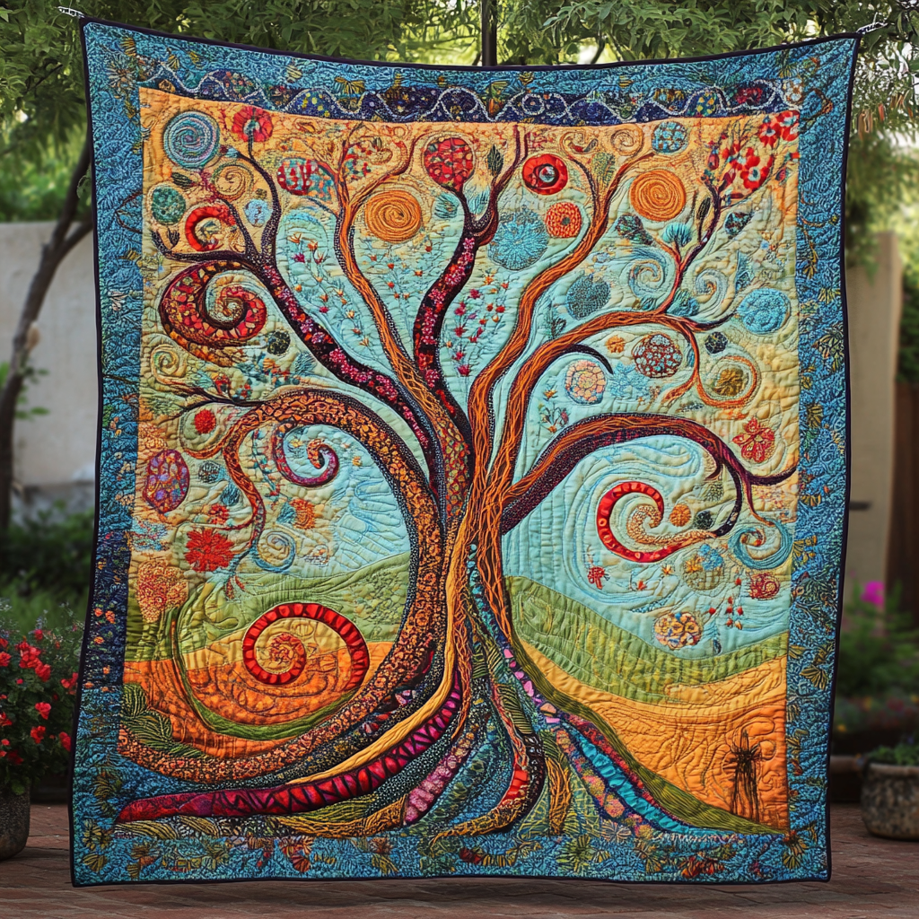 Tree Of Life WU3112002CL Quilt