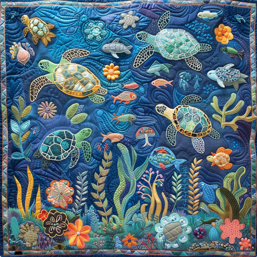 Turtle WJ0306004CL Quilt