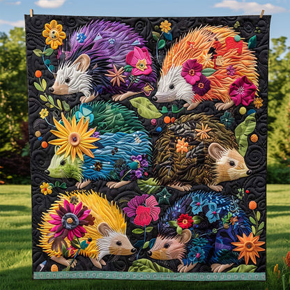 Floral Hedgehog WP0509017CL Quilt